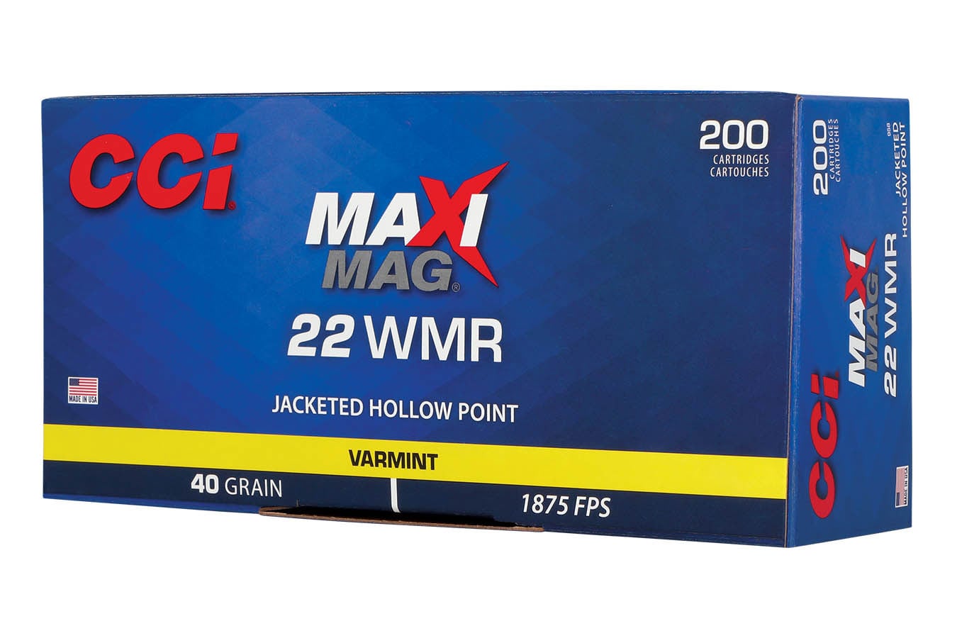 CCI AMMUNITION 22 WMR 40 gr Maxi-Mag JHP Troy Landry Special Edition 200/Box